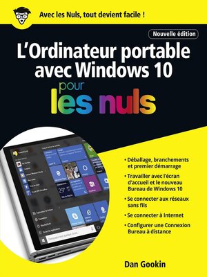 cover image of L'ordinateur Portable avec Windows 10 Pour les Nuls, nouvelle édition